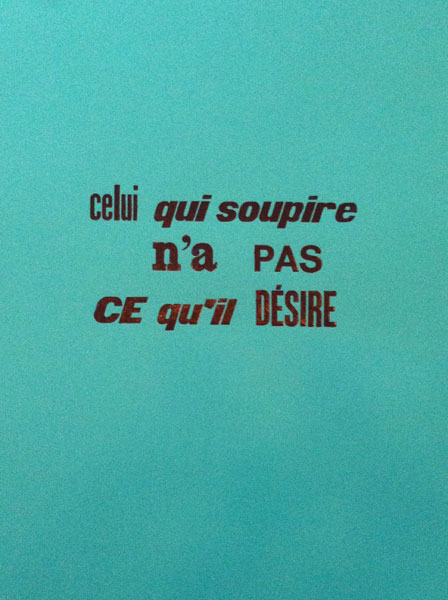 affiche celui qui soupire